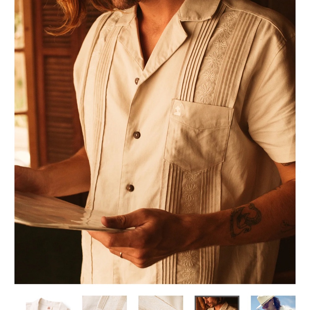 Men's Cream Casual linen dandy Del Mar